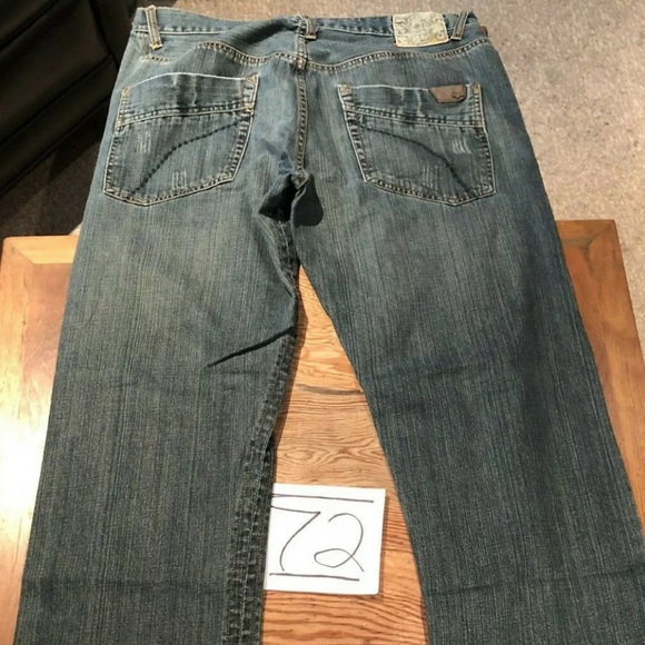 Men's FOX DENIM Throttle Jeans Size 36x32 - Picture 7 of 11